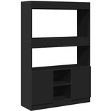 Maison Chic Visoka omara - Komoda - Predalnik črna 92x33x140 cm inženirski les, (21720376) | Shoptok.si