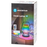  Aigostar- LED RGB prigušiva punjiva stona lampa LED/1W/5V 1800mAh 20 cm + daljinski upravljač | Eponuda.com
