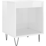  The Living Store Nočna omarica visok sijaj bela 40x35x50 cm inženirski les - Nočna Omarica, (21500608) | Shoptok.si