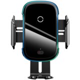 Baseus avtonosilec WxHW03-01 z brezžičnim polnjenjem QC 15W - črn | Shoptok.si