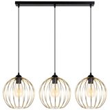  Luster na sajli MATT 3xE27/60W/230V crna/zlatna | Eponuda.com