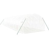  Staklenik s čeličnim okvirom bijeli 36 m² 12 x 3 x 2 m | shoptok.hr
