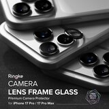 Ringke Staklo za okvir objektiva kamere za iPhone 17 Pro / iPhone 17 Pro Max - Crno | shoptok.hr
