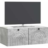 TV ormar za zid Zidne Betonska siva 78,5 x 41 x 30 cm | shoptok.hr