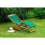 Gardenson VRTNI LEŽALNIK zelena, bež, barve lesa evkaliptusa | Shoptok.si