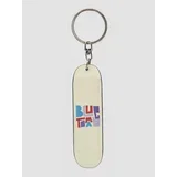 Skate Keychain beige script