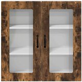 vidaXL Stenska kuhinjska omarica z vrati Dimljeni oreh 80 x 31 x 80 cm | Shoptok.si