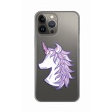  Silikonska maska za iPhone 13 Pro Max 6.7 Purple Unicorn Print Skin providna Cene