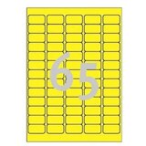 Avery Zweckform Odstranljive neon rumene etikete 38,1 x 21,2 mm | Shoptok.si