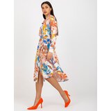 Fashion Hunters Beige midi shirt with print | Shoptok.si