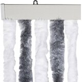  Zastor protiv insekata sivo-bijeli 90 x 220 cm šenil | shoptok.hr