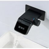 ELITE EDITION Zidna armatura s prikazom temperature in preklopnim izlivom 180° – BSW1500 — Črna | Shoptok.si