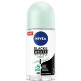 Nivea black&white invisible fresh dezodorans roll on, 50ml cene