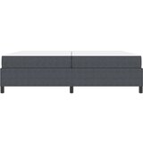  Konstrukcija postelje z vzmetnico Temno siva 200 x 200 cm blago, (5000123717) | Shoptok.si