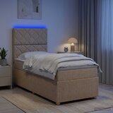  LED okvir za krevet s madracem Krem 80 x 200 cm Tkanina | shoptok.hr
