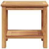  Kava Stol s pohranom Smeđa 50 x 35 x 45 cm Čvrsto teak drvo | shoptok.hr