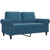 Maison Chic kavč - Sofa - Kanape dvosed moder 120 cm žamet, (21726492) | Shoptok.si