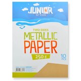Junior jolly Metallic Paper, papir metalik, A4, 250g, 10K, odaberite nijansu Zlatna Cene