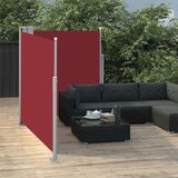 vidaXL Zložljiva stranska tenda 170x600 cm rdeča, (20728848) | Shoptok.si