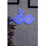 WALLXPERT dekorativna plastična led rasveta glasses and scar blue Cene