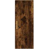 Visoka komoda dimljeni hrast 34,5x34x180cm konstruiranog drva | shoptok.hr