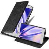 Cadorabo Ohišje, združljivo z Huawei P10 LITE v nočna črna - Zaščitni ovitek z magnetnim zapiranjem, stoječo funkcijo in režo za kartice, (20560985) | Shoptok.si