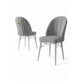 Hanah home Ritim set stolica, 44x96x42 cm, 4 dijela, sivo-smeđa | Eponuda.ba