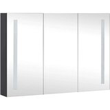 vidaXL LED kopalniška omarica z ogledalom 89x14x62 cm | Shoptok.si
