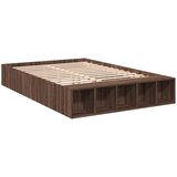  Posteljni okvir rjav hrast 135x190 cm inženirski les | Shoptok.si