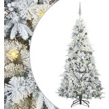 vidaXL Umjetno božićno drvce s nogom s stalakom Zelena 210 cm PE i PVC | shoptok.hr