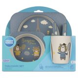 Canpol babies set za hranjenje 5 delova 9/227 - bonjour paris navy blue ( 9/227_blu ) | ePonuda.com