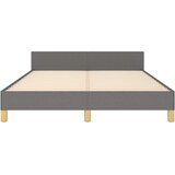  Okvir za krevet bez madraca tamnosivi 140 x 190 cm od tkanine | shoptok.hr