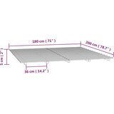  Okvir za krevet od borovine 180x200 cm | Eponuda.com