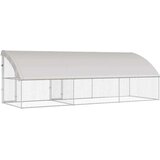  Pasja lopa s shranjevanjem 3 pcs srebrna 6 x 2 x 2 m Jeklo - - Srebrna - 60.15 - 6 x 2 x 2 m - 2025-vidaXL-TOPSELLER | Shoptok.si