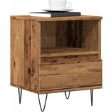 Furnova Nočna omarica Old Wood 40x35x50 cm Inženirski les, (21927721) | Shoptok.si