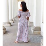 Gemre Pink Calabrese floral maxi dress | ePonuda.com