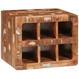 Stalak za vino Smeđa 44 x 30 x 35 cm Čvrsto drvo iz reciklaže