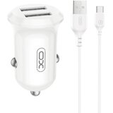 XO CC67 Car charger + Type-C Cable White Cijene