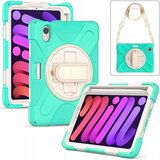 NIKCORP Ovitek za iPad Pro 12.9 5. gen s stojalom, naramnim trakom in držalom za pisalo, odporen na udarce, mentol zelene barve, (5000138980) | Shoptok.si
