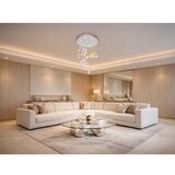  LED kristalni plafonski luster AVARA LED/24W/230V Ø 40 cm sjajni hrom + daljinski upravljač | Eponuda.com