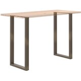  Noge za barski stol U-oblik 2 kom Prirodni čelik 60 x (110-111) cm Čelik | shoptok.hr