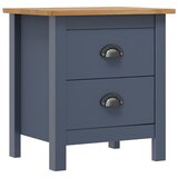 Maison Chic Dvo delni komplet Nočne omarice - Nočne mize Hill siva 46x35x49,5 cm borovina, (21688226) Cene