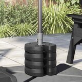  Ploče za utege za sjenicu 4 kom crne 220 x 50 mm cementne | shoptok.hr