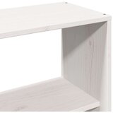 vidaXL Posteljni okvir brez vzmetnice bel 140x190 cm trdna borovina | Shoptok.si