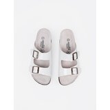 GOODIN White flat sandals | Shoptok.si