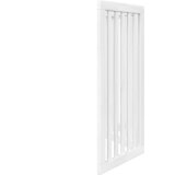  Vrata za pse s 3 panela sklopiva bijela 150 cm od drva topole | shoptok.hr