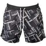 KARL LAGERFELD BEACHWEAR SWIMSUIT BLACK MEN'S BOTTOM Cene