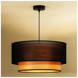  Duolla - Visilica na sajli WOOD BOHO 1xE27/15W/230V prečnik 45 cm crna/bež | Eponuda.com