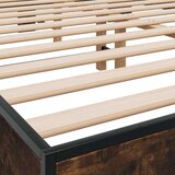 vidaXL Okvir za krevet boja hrasta 150x200cm konstruirano drvo i metal | shoptok.hr