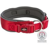  Ogrlica Premium ekstra široka L XL 53 62 cm/50 mm crveno/siva | Eponuda.com